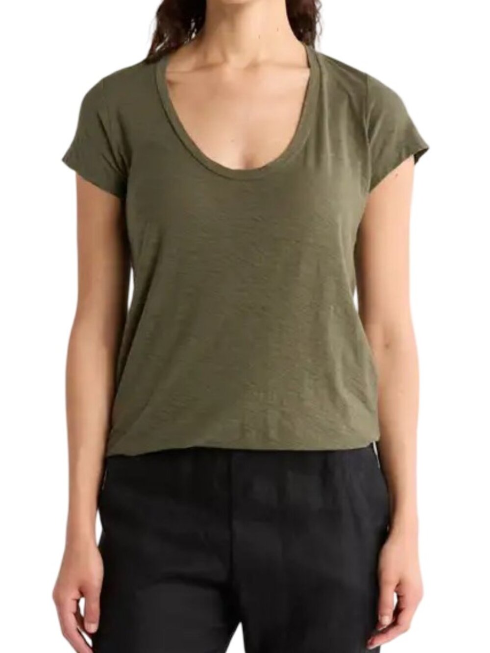 James Perse Deep V-Neck T-Shirt